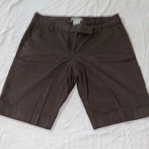 Ann Taylor Brown shorts size 6 petite